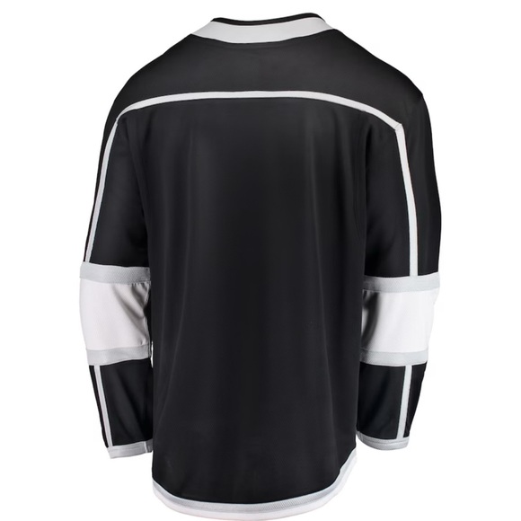 Los Angeles Kings Fanatics Home Breakaway Jersey - Black.  NWT - Picture 3 of 3
